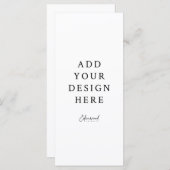 4x9-inch Kaart programma (Voorkant / Achterkant)