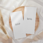 4x9-inch Menu-Kaart Menu