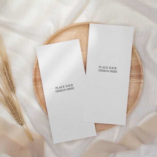 4x9-inch Menu-Kaart Menu