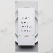 4x9-inch menu of Aangepast ontwerp programma afdru (Voorkant)