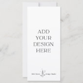 4x9-inch Wedding Food Menu of Program Printing (Achterkant)