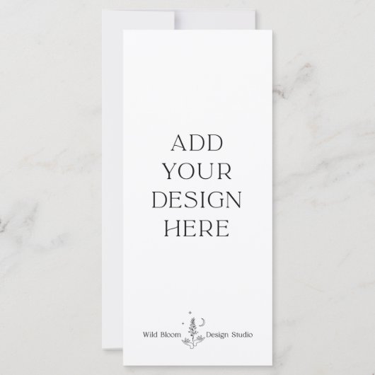 4x9-inch Wedding Food Menu of Program Printing (Achterkant)