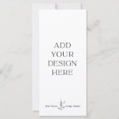 4x9-inch Wedding Food Menu of Program Printing (Voorkant)