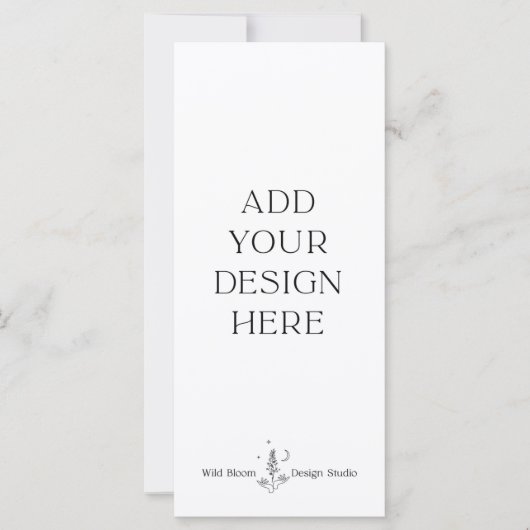 4x9-inch Wedding Food Menu of Program Printing (Voorkant)