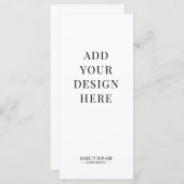 4x9" Menu Kaarten Custom Print (Voorkant / Achterkant)