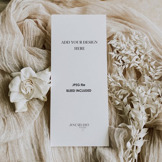 4x9" Menu or Program Printing 