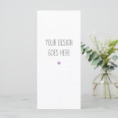 4x9 Menu/Programma Afdruksjabloon Menu (Staand voorkant)