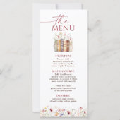 4x9" Nieuw hoofdstuk begint, Storybook Shower Menu (Voorkant)