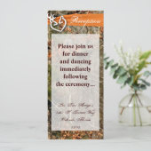 4x9 Ontvangstkaart Hertenkoppel Hinde Bok Camo Kaart (Staand voorkant)