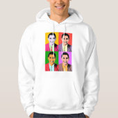 4x Barack Obama Pop Art Hoodie (Voorkant)