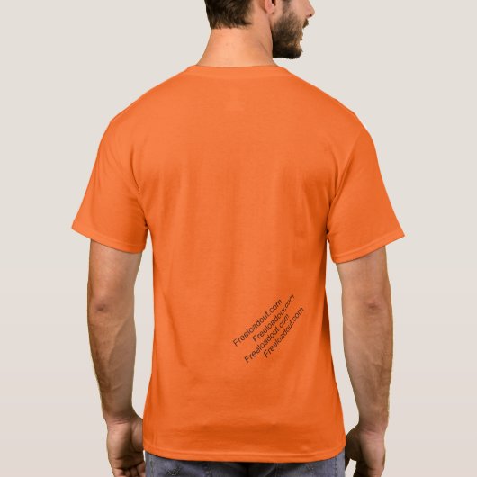 4x diagonaal terug t-shirt (Achterkant)