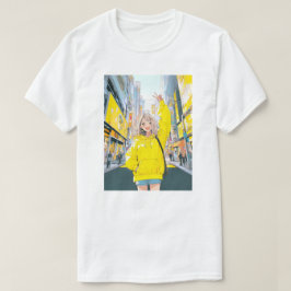 5万人達成に笑顔が溢れるJk Tシャツ｜寿司娘 GenerativeAI T-shirt