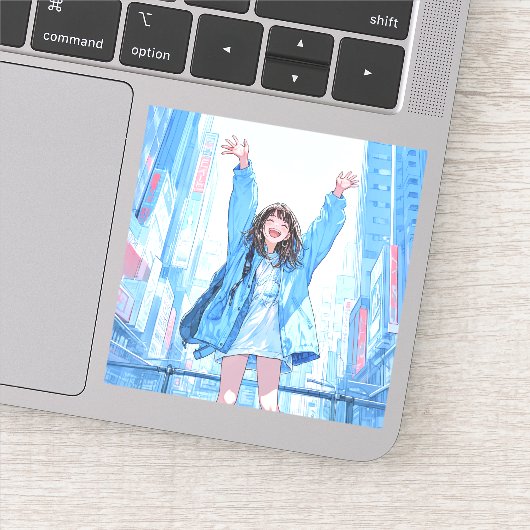 5万人達成記念シール seal|寿司娘 GenerativeAI Sticker (Detail)