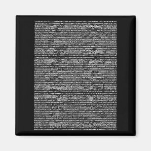 5000 Cijfers Pi-shirt Wiskunde Cadeau Leraar Wisku Magneet