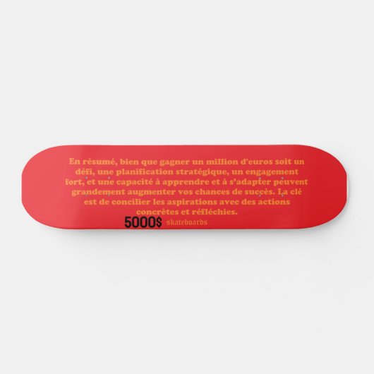5000$ PERSOONLIJK SKATEBOARD (Horizontaal)
