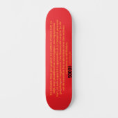 5000$ PERSOONLIJK SKATEBOARD (Voorkant)
