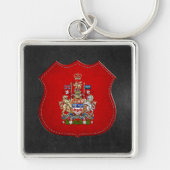 [500] [3D] Wapenschild van Canada Sleutelhanger (Voorkant)