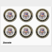 [500] AG Corps Regimental Insignia [3D] Ronde Sticker (Vel)