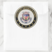 [500] AG Corps Regimental Insignia [3D] Ronde Sticker (Tas)