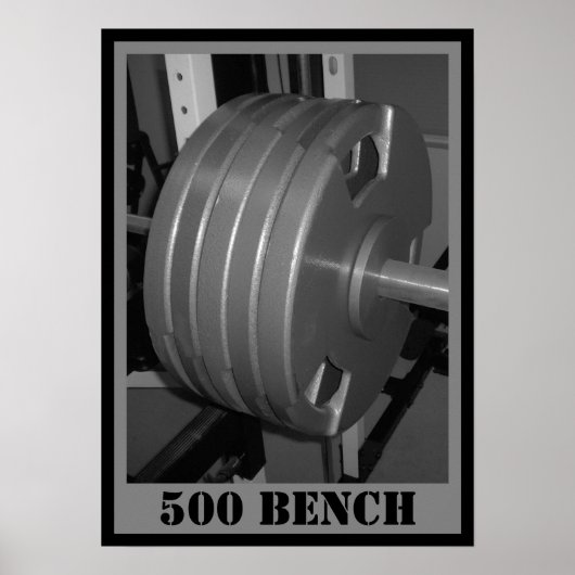 500-BENCH Poster (Voorkant)