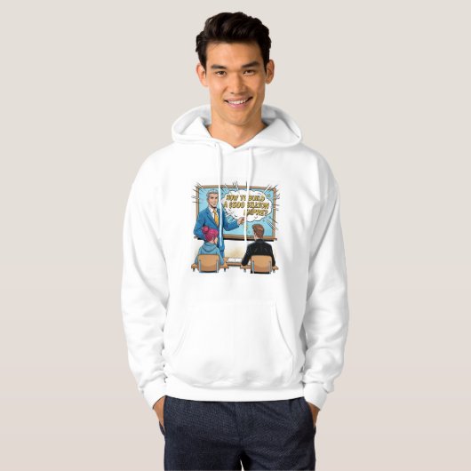 $500 Billion Empire Builder Pop Art Hoodie (Voorkant volledig)