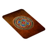 [500] Celtic Cross [Gold+Enamel] Magneet (Rechterzijde)