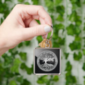 [500] Celtische boom of Life [Zilver] Sleutelhanger (Hand)