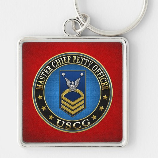 [500] CG: Master Chief Petty Officer (MCPO) Sleutelhanger (Voorkant)