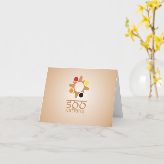 500 de Kaart van de Nota van naties (Gele Bloem)