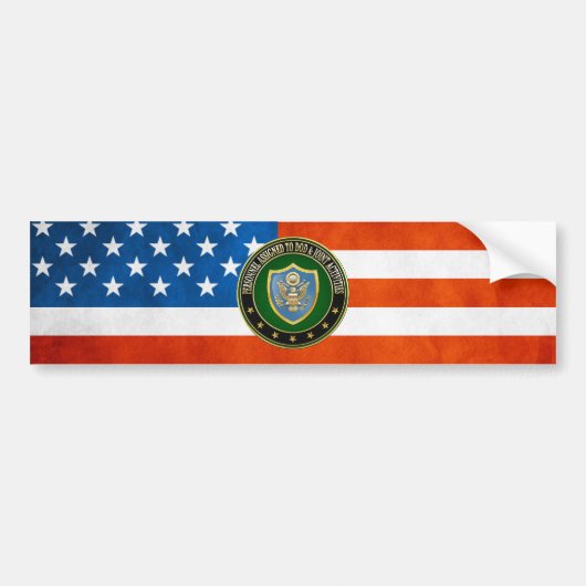 [500] DOD & Joint Activities CSIB Special Edition Bumpersticker (Voorkant)