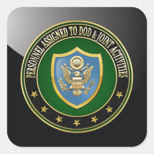 [500] DOD & Joint Activities CSIB Special Edition Vierkante Sticker