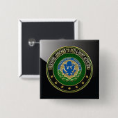 [500] DOD & Joint Activities DUI Special Edition Vierkante Button 5,1 Cm (Voorkant /achterkant)