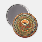 [500] Egyptische Sun God Ra Magneet (Voorkant / Achterkant)