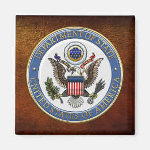 [500] Embleem van het Amerikaanse ministerie van B Magneet