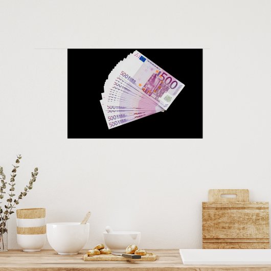 500 euro poster (Keuken)