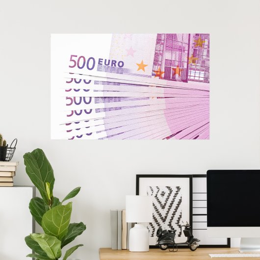 500 euro poster (Thuiskantoor)