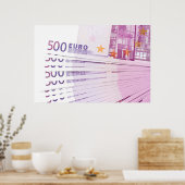 500 euro poster (Keuken)