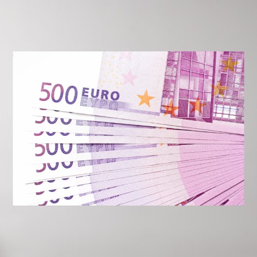 500 euro poster (Voorkant)