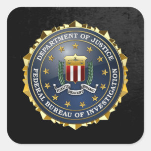 [500] FBI Special Edition Vierkante Sticker