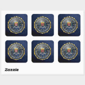 [500] FBI Special Edition Vierkante Sticker (Vel)