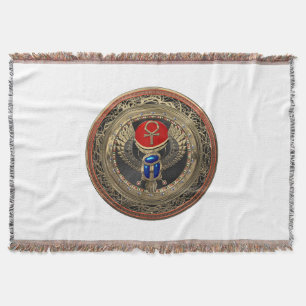 [500] Goud - Egyptisch gekonkel met Ankh Deken