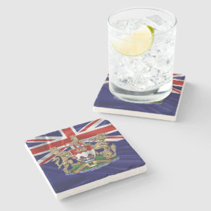 [500] Hongkong - Wapen van 1959-1997 Stenen Onderzetter