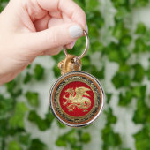 [500] IJslandse draak, Landvætir [Gold] Sleutelhanger (Hand)