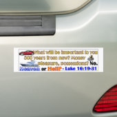 500 jaar vanaf nu bumpersticker (Op auto)