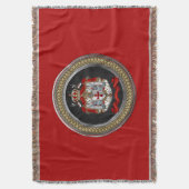 [500] Knachten Templar Coat of Arms Deken (Voorkant Verticaal)