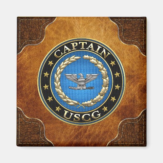 [500] Kustwacht: Kapitein (CAPT) Magneet (Voorkant)