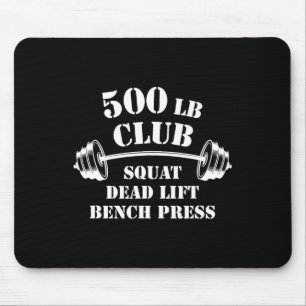 500 Lb Pond Club Gym Krachttraining Powerlift Gewi Muismat