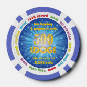 500 LDOGE Poker Chip (Achterkant)