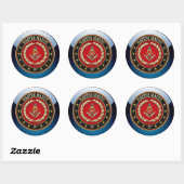 [500] Master Mason, derde graad [speciale editie] Ronde Sticker (Vel)