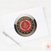 [500] Master Mason, derde graad [speciale editie] Ronde Sticker (Envelop)